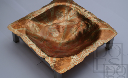 Mokume-gane schaal.jpg