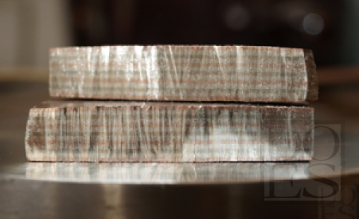 Mokume-gane blok