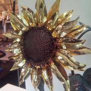 Metalen zonnebloem Vincent van gogh