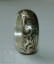 mokume-gane ring "Turtle"