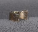 Mokume-gane ring "White wave"