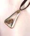 Zilveren hanger met Mokume.