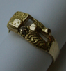Herenring met ruwe diamant Herenring met ruwe diamant